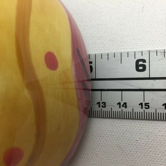 Renardi Ceramic Purple Yellow Teapot Short Spout With Lid - Picture 10 of 11